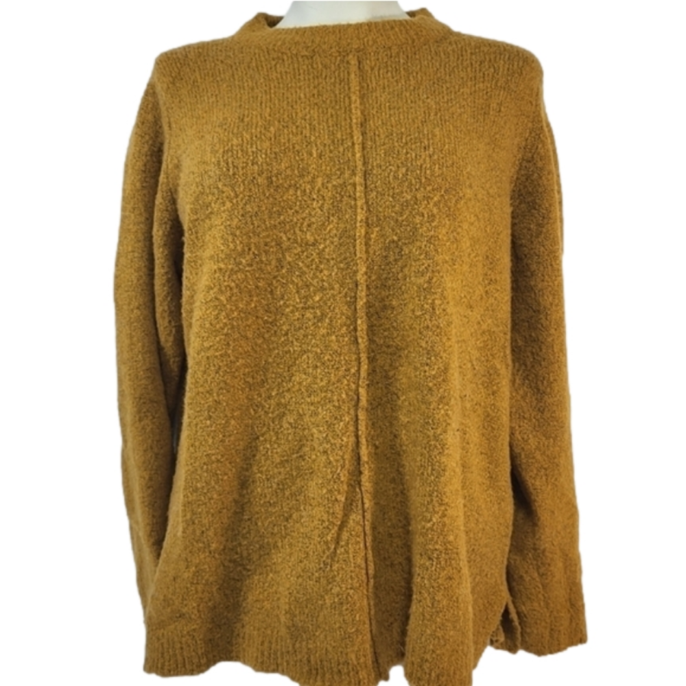 B Young Follow Along Mustard Sweater